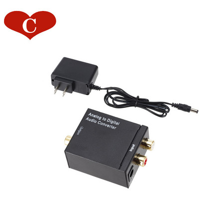 Najnoviji analogno-digitalni ADC pretvarač Optički koaksijalni RCA Toslink audio zvučni adapter SPDIF adapter za Apple TV za Xbox 360 DVD