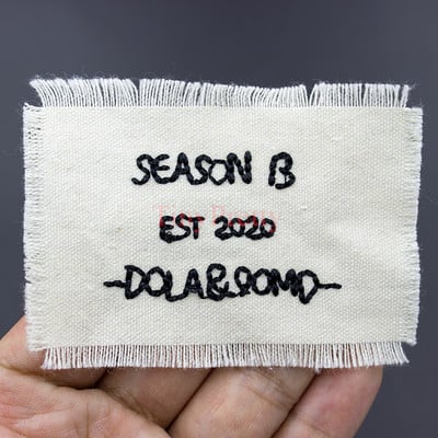 10 komada vezenih pamučnih rubnih naljepnica od 8 cm Šivanje oznaka za DIY kapu, majicu kratkih rukava, traperice, dekoraciju rubaca