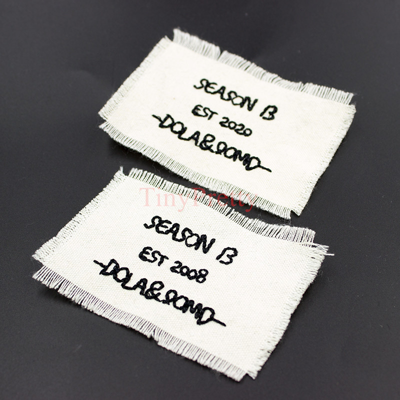 10 komada vezenih pamučnih rubnih naljepnica od 8 cm Šivanje oznaka za DIY kapu, majicu kratkih rukava, traperice, dekoraciju rubaca