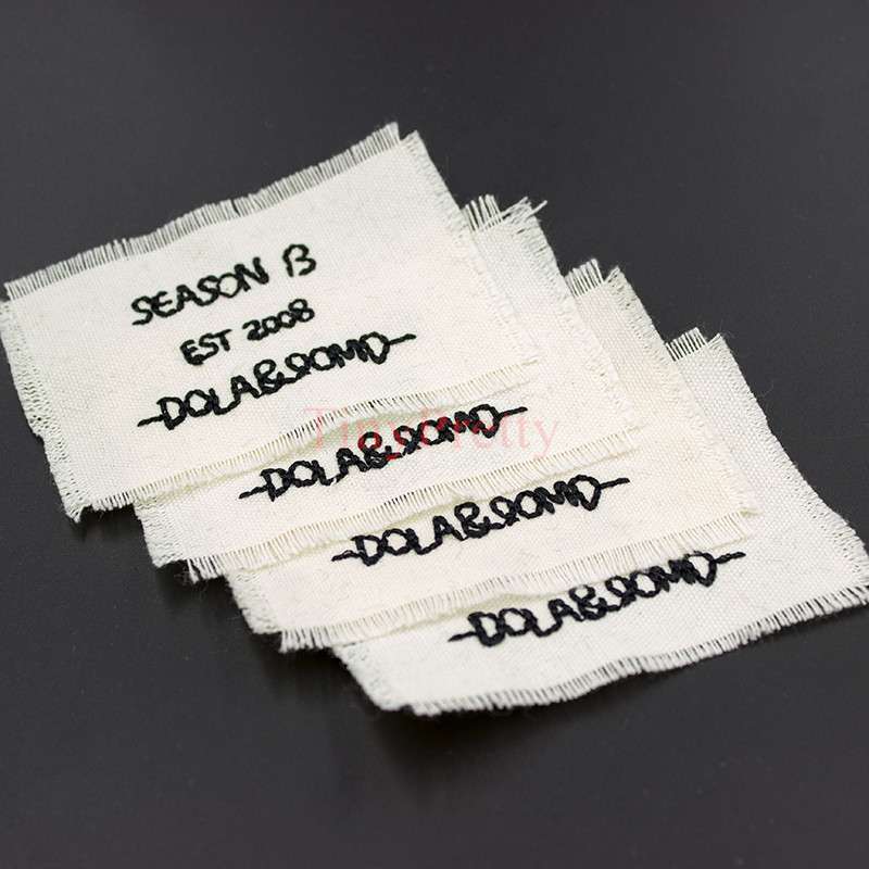 10 komada vezenih pamučnih rubnih naljepnica od 8 cm Šivanje oznaka za DIY kapu, majicu kratkih rukava, traperice, dekoraciju rubaca