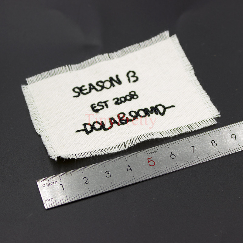 10 komada vezenih pamučnih rubnih naljepnica od 8 cm Šivanje oznaka za DIY kapu, majicu kratkih rukava, traperice, dekoraciju rubaca