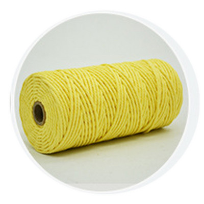 Шнур за макраме, 3 мм естествен памучен канап, 12 ролки, 4 нишки, цветен шнур за макраме, цветно памучно въже за плетене на занаяти „направи си сам“