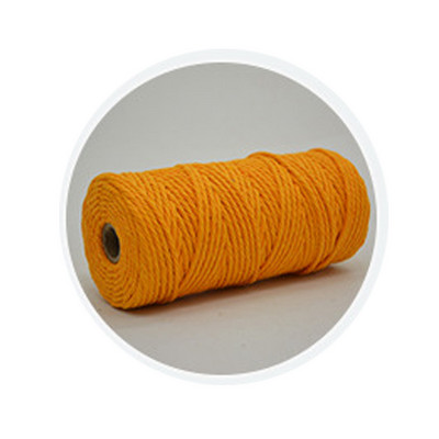 Шнур за макраме, 3 мм естествен памучен канап, 12 ролки, 4 нишки, цветен шнур за макраме, цветно памучно въже за плетене на занаяти „направи си сам“