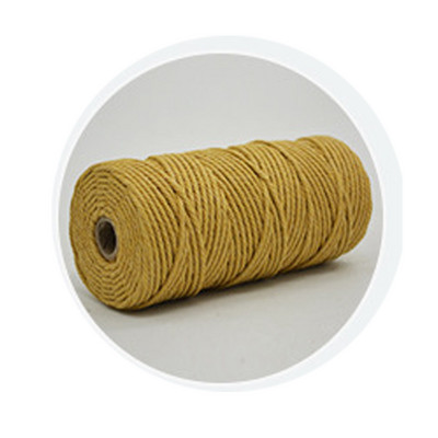 Шнур за макраме, 3 мм естествен памучен канап, 12 ролки, 4 нишки, цветен шнур за макраме, цветно памучно въже за плетене на занаяти „направи си сам“