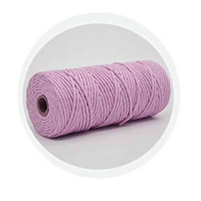 Шнур за макраме, 3 мм естествен памучен канап, 12 ролки, 4 нишки, цветен шнур за макраме, цветно памучно въже за плетене на занаяти „направи си сам“