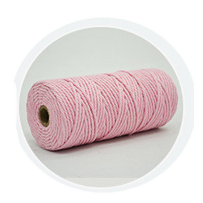 Шнур за макраме, 3 мм естествен памучен канап, 12 ролки, 4 нишки, цветен шнур за макраме, цветно памучно въже за плетене на занаяти „направи си сам“