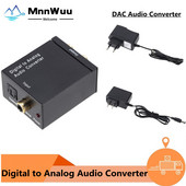DAC Digitalno-analogni adapter Optičko vlakno Toslink Koaksijalni signal u analogni RCA audio konverter Pojačalo Dekoder DAC konverter