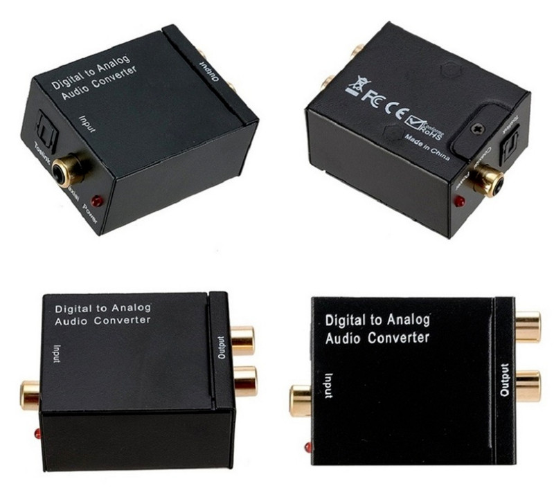 DAC Digitalno-analogni adapter Optičko vlakno Toslink Koaksijalni signal u analogni RCA audio konverter Pojačalo Dekoder DAC konverter