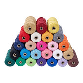 Macrame Soft 2mm 100Meters Strand Cotton Macaroon Cord Rope Loptics DIY Handcraft Benang Pređa Bohemia Decoration Fiber Art Supply