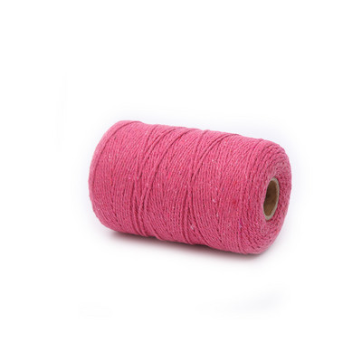 Macrame Soft 2mm 100Meters Strand Cotton Macaroon Cord Rope Loptics DIY Handcraft Benang Pređa Bohemia Decoration Fiber Art Supply