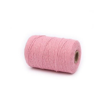 Macrame Soft 2mm 100Meters Strand Cotton Macaroon Cord Rope Loptics DIY Handcraft Benang Pređa Bohemia Decoration Fiber Art Supply