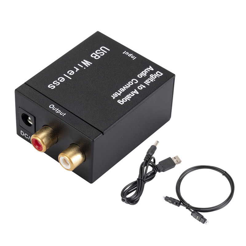 Digitalno-analogni audio konverter Optičko vlakno Koaksijalni signal u analogni DAC Spdif Stereo 3.5MM Jack 2*RCA Pojačalo Dekoder