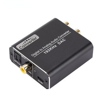 192kHz digitalno-analogni audio pretvarač DAC digitalni koaksijalni optički Toslink na analogni 3,5 mm priključak RCA (L/R) stereo audio adapter