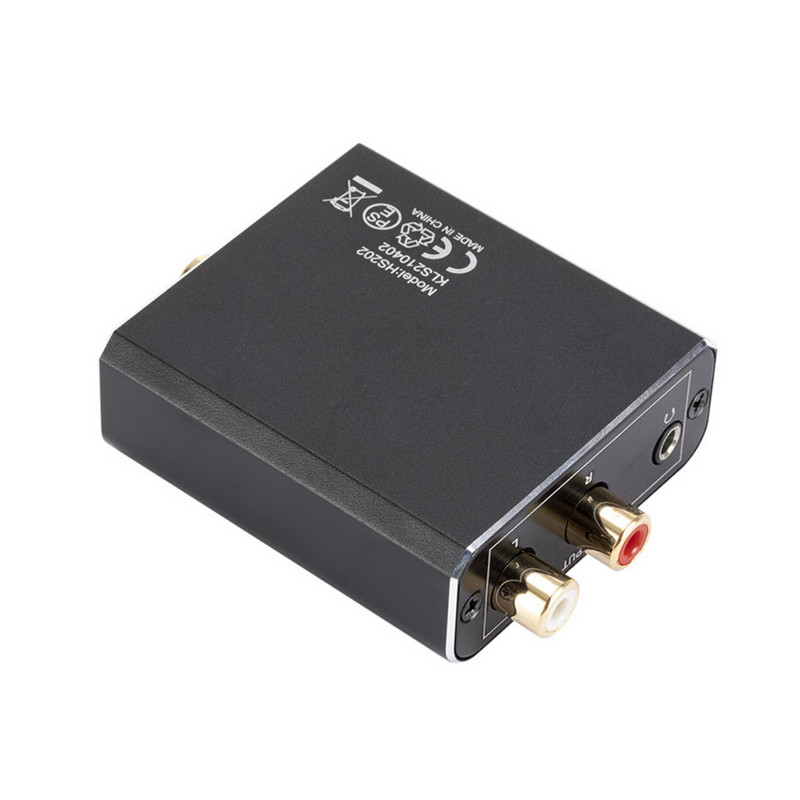 192kHz digitalno-analogni audio pretvarač DAC digitalni koaksijalni optički Toslink na analogni 3,5 mm priključak RCA (L/R) stereo audio adapter
