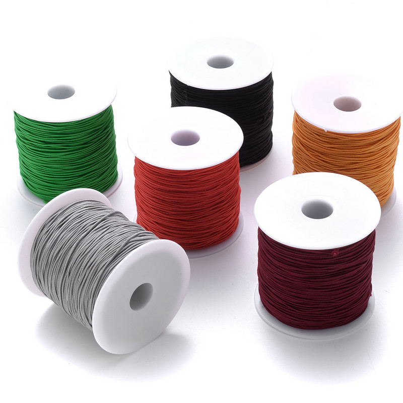 100 m/rola 1 mm plastična elastična žica Diy perle rastezljive uzice Line Najlonske ručno rađene ukrasne niti za izradu nakita Narukvica