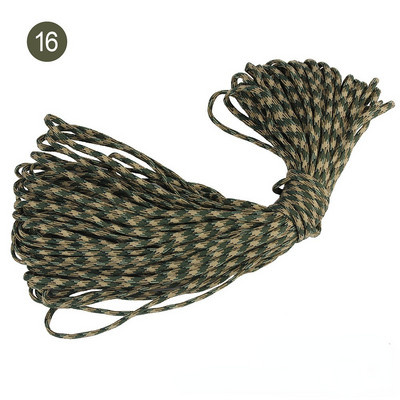 31M 5 mm jezgre sa 7 postolja Paracord za preživljavanje Uže za padobran Uže za kampiranje Penjanje na otvorenom Alati Kampiranje Uže Planinarenje Uže za odjeću
