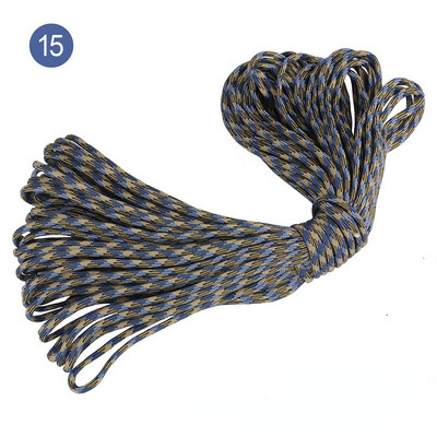 31M 5 mm jezgre sa 7 postolja Paracord za preživljavanje Uže za padobran Uže za kampiranje Penjanje na otvorenom Alati Kampiranje Uže Planinarenje Uže za odjeću