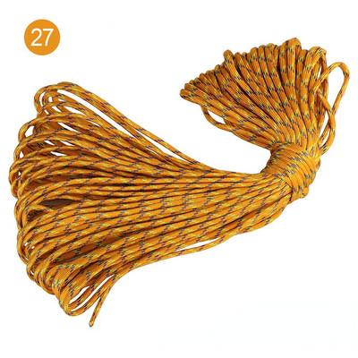 31M 5 mm jezgre sa 7 postolja Paracord za preživljavanje Uže za padobran Uže za kampiranje Penjanje na otvorenom Alati Kampiranje Uže Planinarenje Uže za odjeću