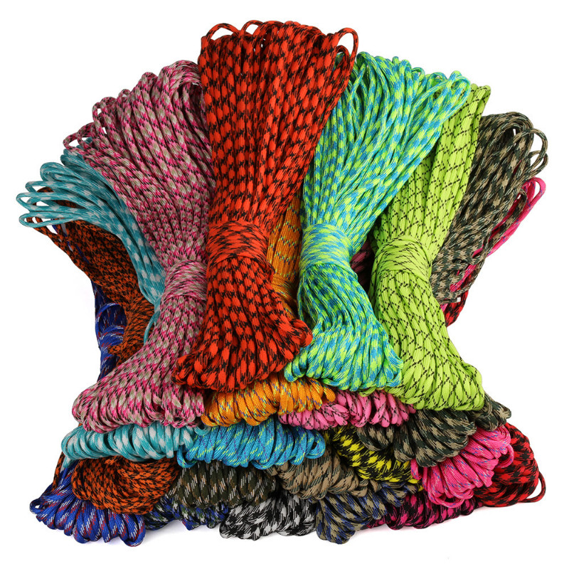31M 5 mm jezgre sa 7 postolja Paracord za preživljavanje Uže za padobran Uže za kampiranje Penjanje na otvorenom Alati Kampiranje Uže Planinarenje Uže za odjeću