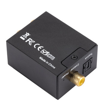Bluetooth ψηφιακό σε αναλογικό ήχο οπτικής ίνας ομοαξονικό σήμα σε αναλογικό DAC Spdif Stereo 3,5mm Jack 2*RCA Αποκωδικοποιητής ενισχυτής