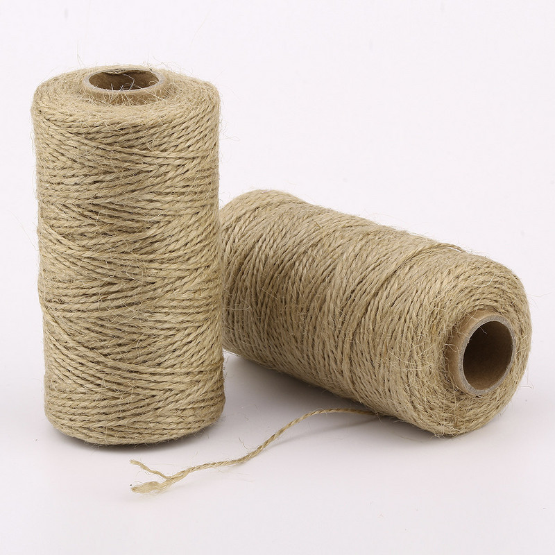 1,5 mm naturaalne kanepinöör käsitööna valmistatud dekoratiivne käsitööpael džuudist nöörist punutud köied kondiitritoodetele, komplektis kingituste nöör