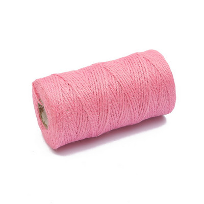 100M natūralaus audeklo Heseno džiuto špagatas kanapių virvės virvelės dovanų pakavimo stygos Kalėdų renginių ir vakarėlių reikmenų dekoras