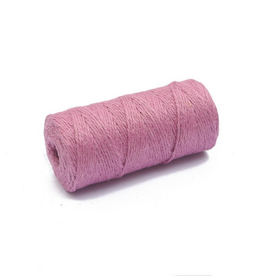 100M natūralaus audeklo Heseno džiuto špagatas kanapių virvės virvelės dovanų pakavimo stygos Kalėdų renginių ir vakarėlių reikmenų dekoras