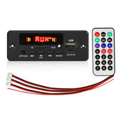 DC 12V MP3 dekóder tábla Bluetooth autós MP3 lejátszó USB felvevő modul FM AUX rádió hangszóróhoz