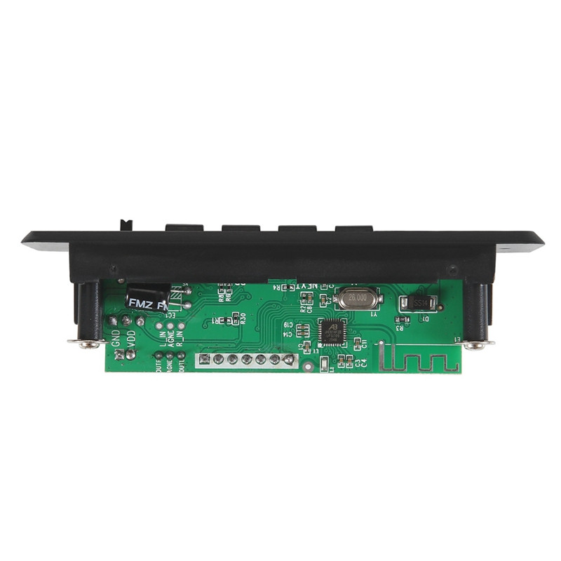 DC 12V MP3 dekóder tábla Bluetooth autós MP3 lejátszó USB felvevő modul FM AUX rádió hangszóróhoz