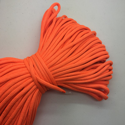 10yds/Lot Orange Paracord karkötők Kötél 7 szál ejtőernyős zsinór KEMPING TÚRA #SZ68