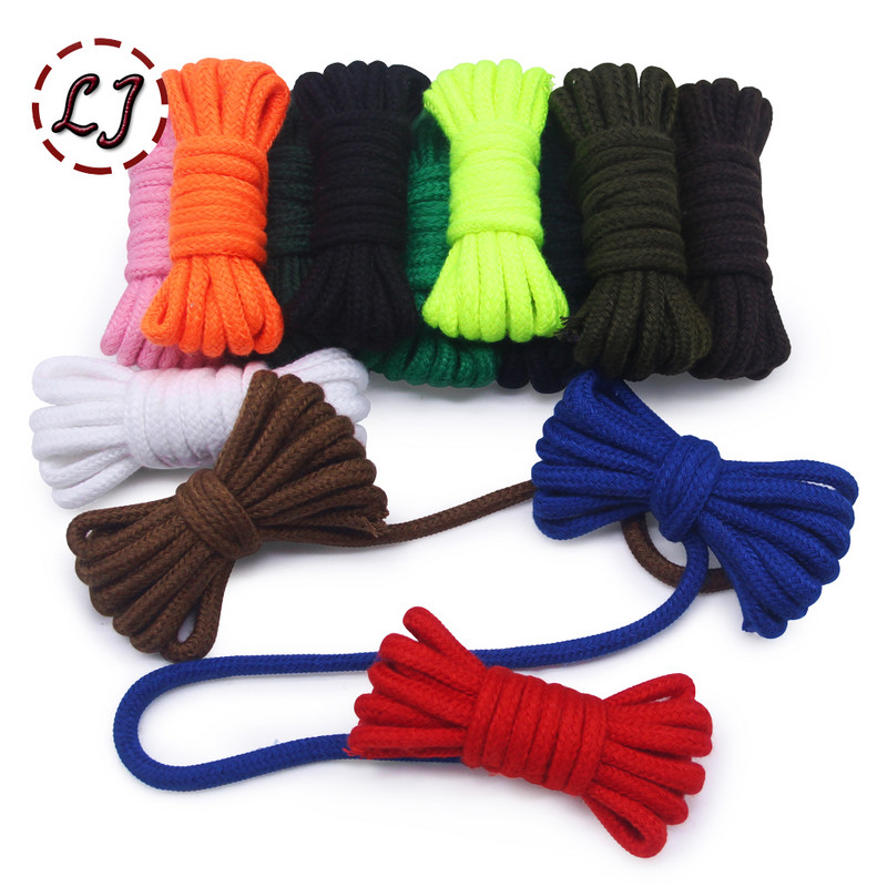 10 jardi 5 mm visoke čvrstoće Ručno tkani konop s jezgrom Pamučne užadi za pribor za šivanje Zanatski projekti Uređenje doma DIY