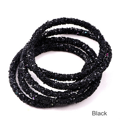 1 jard od 6 mm smole sa svjetlucavim kamenčićima Užad u različitim bojama Cijevni kabel Uže Ukrasi za vjenčane ukrase F0144