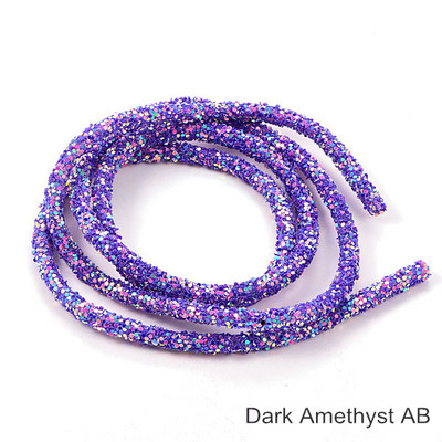 1 jard od 6 mm smole sa svjetlucavim kamenčićima Užad u različitim bojama Cijevni kabel Uže Ukrasi za vjenčane ukrase F0144