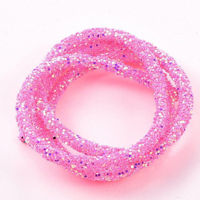 1 jard od 6 mm smole sa svjetlucavim kamenčićima Užad u različitim bojama Cijevni kabel Uže Ukrasi za vjenčane ukrase F0144