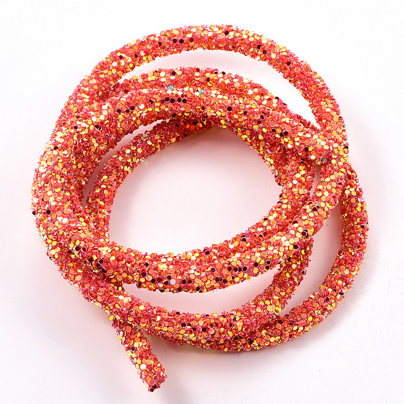 1 jard od 6 mm smole sa svjetlucavim kamenčićima Užad u različitim bojama Cijevni kabel Uže Ukrasi za vjenčane ukrase F0144