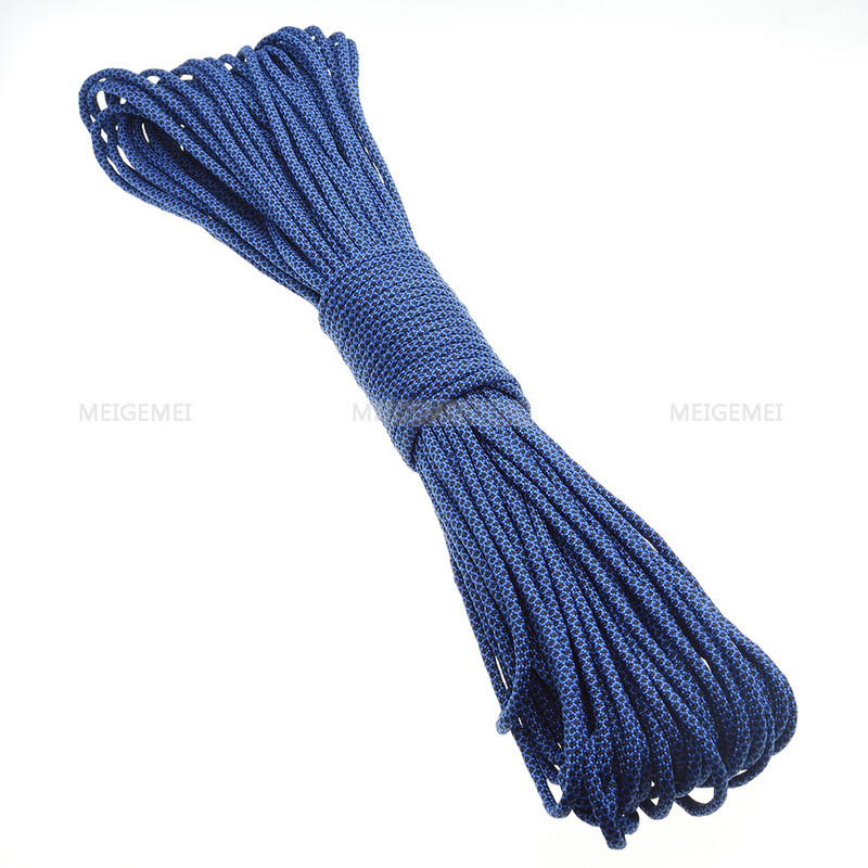 1 vnt. 550 parašiuto laido diržas Mil Spec Type III 7 sruogų šerdis 100 FT 25 spalvų laipiojimo stovyklavimo sagties apyrankė