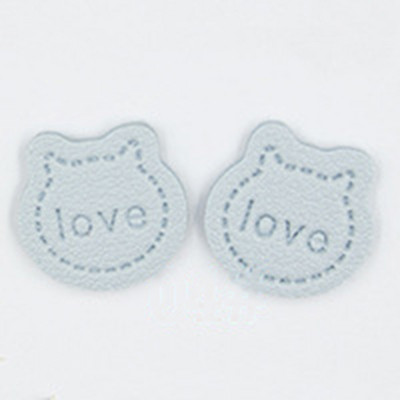 10 ks/balenie kožených štítkov s ľúbostnými listami, štítkov na oblečenie, tašky, DIY, ručne vyrábaných, šijacích, remeselných, klobúkov, topánok, dekoračného materiálu