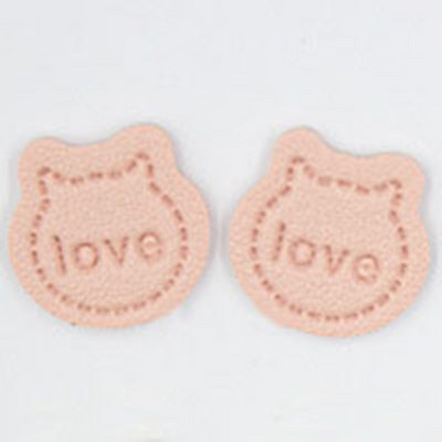 10 ks/balenie kožených štítkov s ľúbostnými listami, štítkov na oblečenie, tašky, DIY, ručne vyrábaných, šijacích, remeselných, klobúkov, topánok, dekoračného materiálu