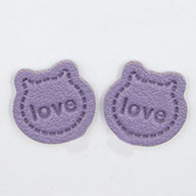 10 ks/balenie kožených štítkov s ľúbostnými listami, štítkov na oblečenie, tašky, DIY, ručne vyrábaných, šijacích, remeselných, klobúkov, topánok, dekoračného materiálu