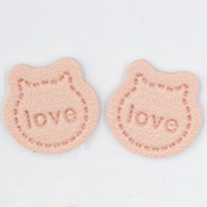 10 ks/balenie kožených štítkov s ľúbostnými listami, štítkov na oblečenie, tašky, DIY, ručne vyrábaných, šijacích, remeselných, klobúkov, topánok, dekoračného materiálu