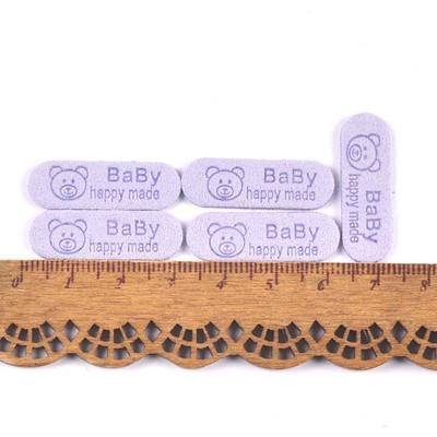 50 buc. Etichete din piele cu relief urs multicolor Etichete de artizanat pentru haine Accesorii de cusut Articole de îmbrăcăminte Etichete lucrate manual