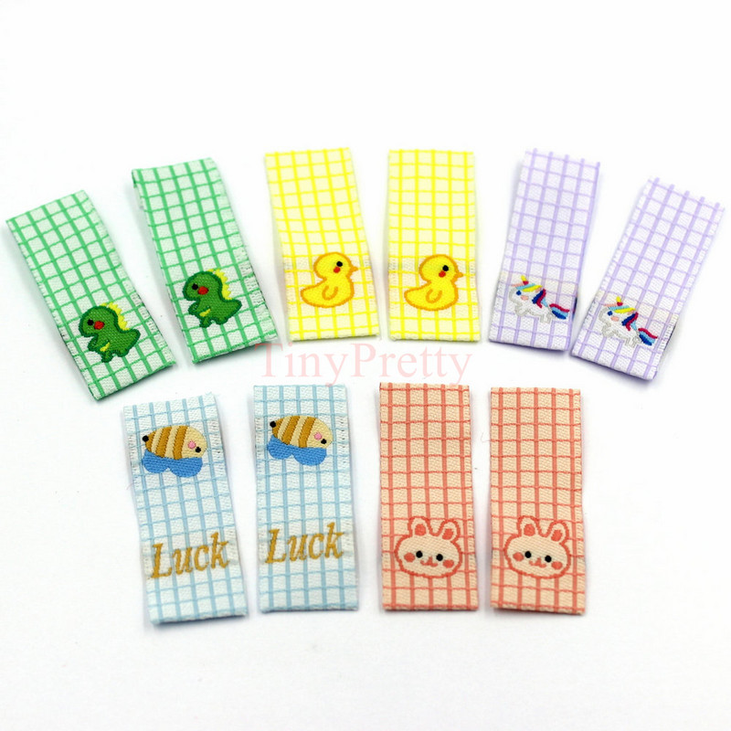 100 komada izvezenih naljepnica na odjeći s crtanim životinjama, jednorog, dinosaur, zeko, patka, pčela, naljepnice za šivanje za ručni rad