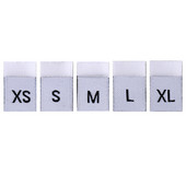 Oznake veličine Oznake Odjeća Etiketa za odjeću Šivane tkane košulje Izvezene oznake za šivanje Odjeća Presavijena odjeća Krojena tkanina Pegla