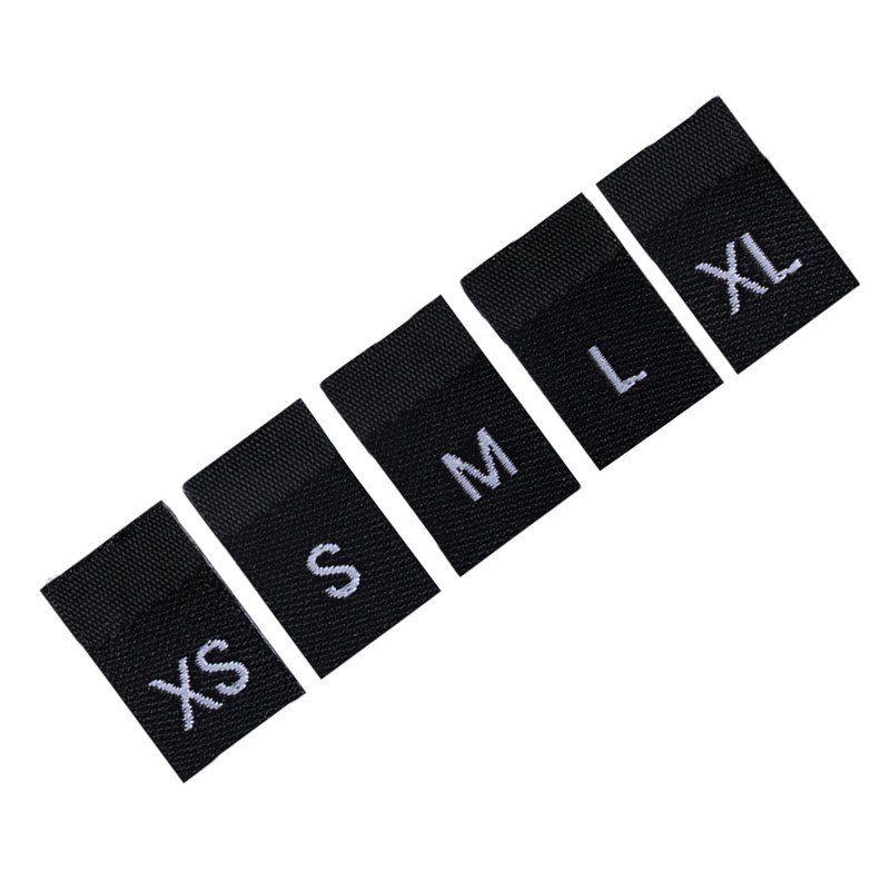 Oznake veličine Oznake Odjeća Etiketa za odjeću Šivane tkane košulje Izvezene oznake za šivanje Odjeća Presavijena odjeća Krojena tkanina Pegla