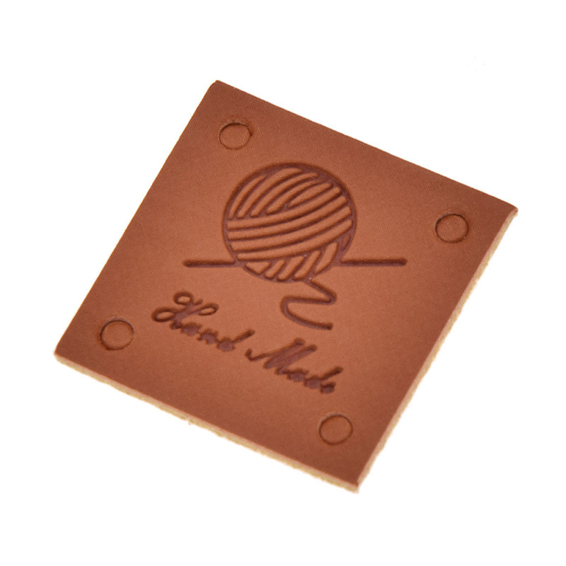 Lychee Life 50 kom./lot četvrtastog oblika Ručno izrađene kožne naljepnice za odjeću za DIY zanate Šivanje na torbu za odjeću Cipele Dekorativne oznake od tkanine