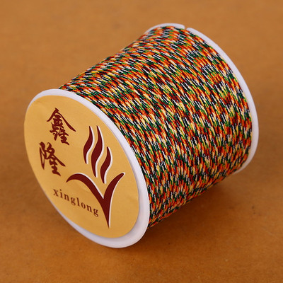 23 boje Saten Rattail Najlonsko uže Kineski čvor Rese Macrame konac konac DIY rese Upletene perle Konac Odjevni dodaci