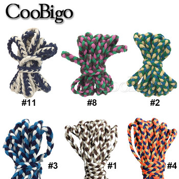 5 метра памучно въже, три нишки, усукани шнурове Направи си сам чанта за занаяти, домашен текстилен декор, шиене на шнур, аксесоари за опаковане на подаръци, 6 мм