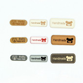 10PCS/Pakiranje Ručno izrađene naljepnice sa slovima Oznake DIY Šivanje Rukotvorine Dodaci za prtljagu Cipele Kape Potrepštine za ukrašavanje odjeće