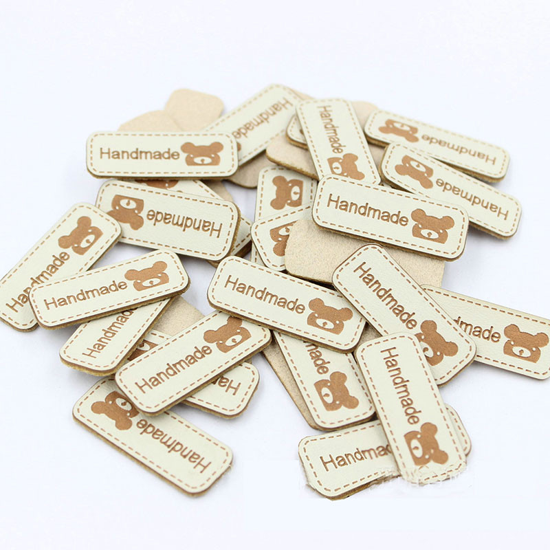 10PCS/Pakiranje Ručno izrađene naljepnice sa slovima Oznake DIY Šivanje Rukotvorine Dodaci za prtljagu Cipele Kape Potrepštine za ukrašavanje odjeće