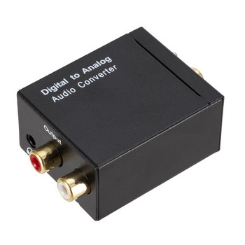 Ενισχυτής ψηφιακού αποκωδικοποιητή ήχου Protable 3,5 mm Jack ομοαξονική οπτική ίνα Μετατροπέας ψηφιακού σε αναλογικό ήχου Aux Rca L/r